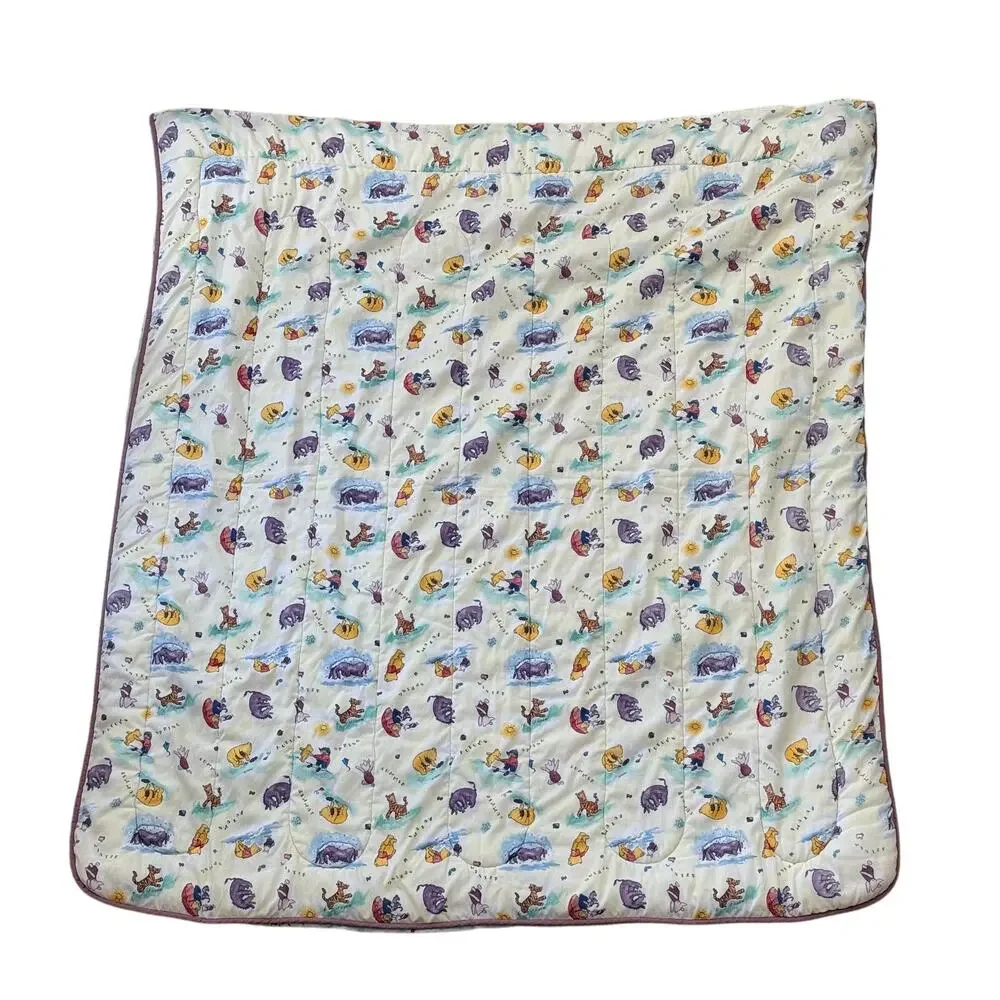 Disney Winnie the Pooh Four Seasons Twin Reversible Comforter Piglet 80